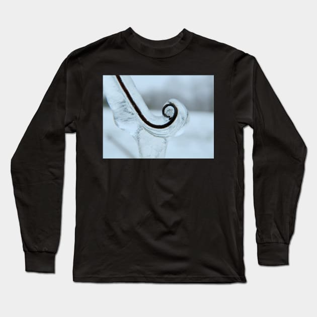 Icicle Abstract Long Sleeve T-Shirt by LaurieMinor